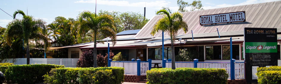 The Royal Hotel is located in the small North West Queensland town of Hughenden